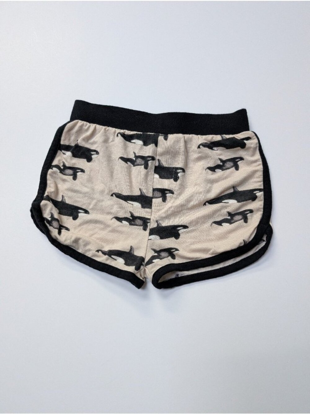 Kate Quinn Modal Orca Whales 3T Track Shorts Killer Whales PNW Orcas